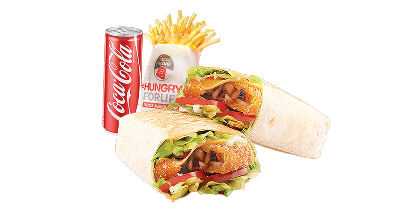 MENU WRAP VEGGIE 🍟🥤