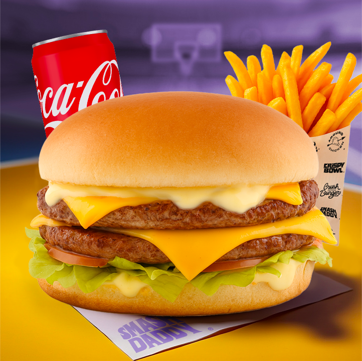 MENU DOUBLE CHEESE 🍟🥤