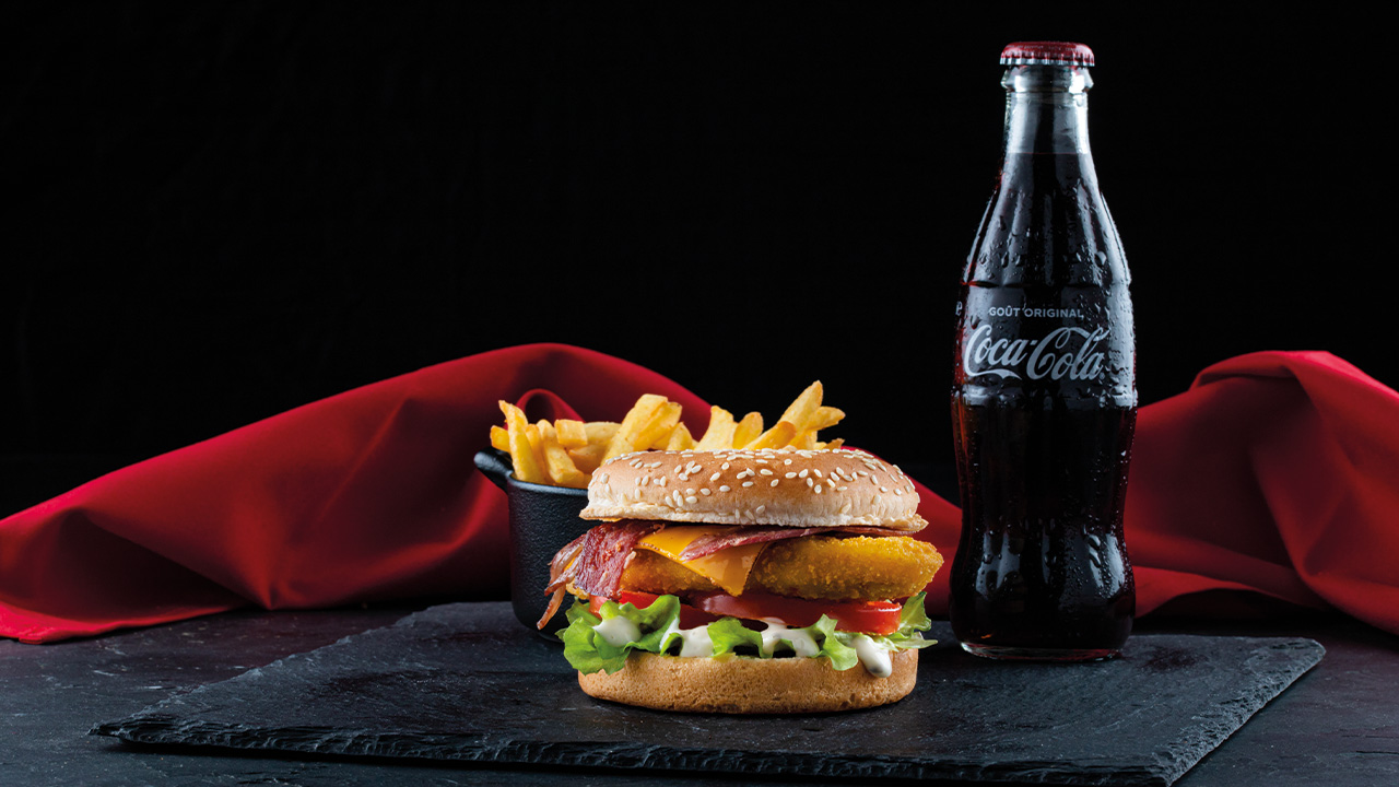 LE MENU CHICKEN BACON BURGER 🥓🍟🥤