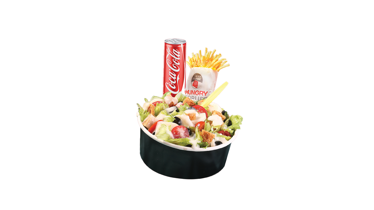 MENU SALADE À COMPOSER 🍟🥤