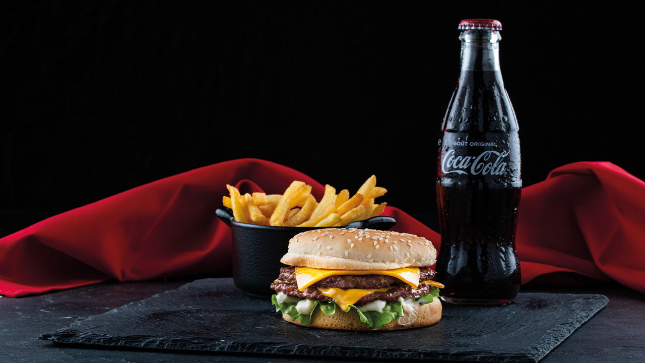 LE MENU DOUBLE CHEESE 🍟🥤