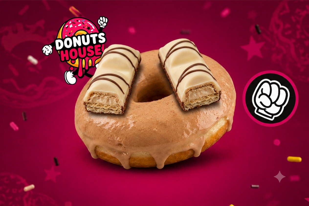 🍫 DONUT CRÈME DE BUENO KINDER BUENO WHITE