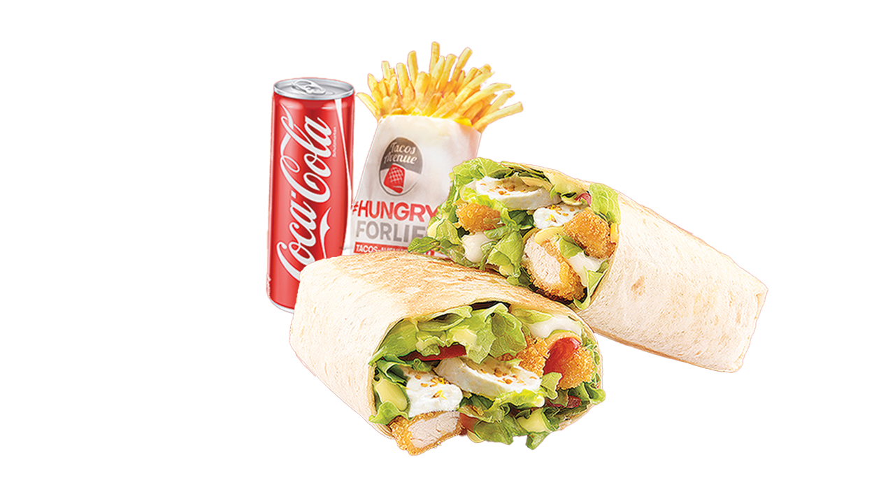 MENU WRAP TENDERS CHÈVRE 🍟🥤