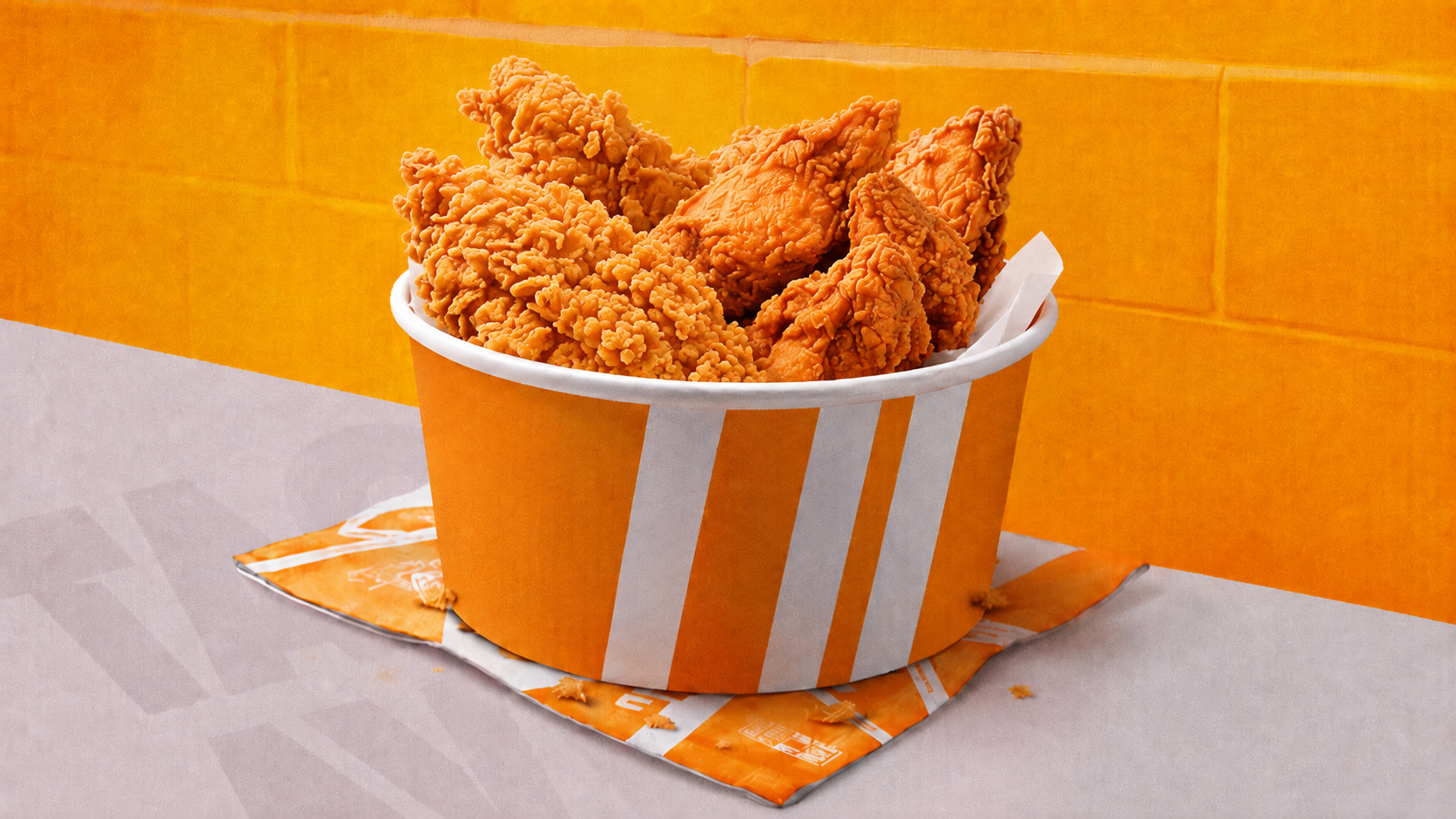 BUCKET 5 BIG TENDERS + 5 WINGS CRISPY