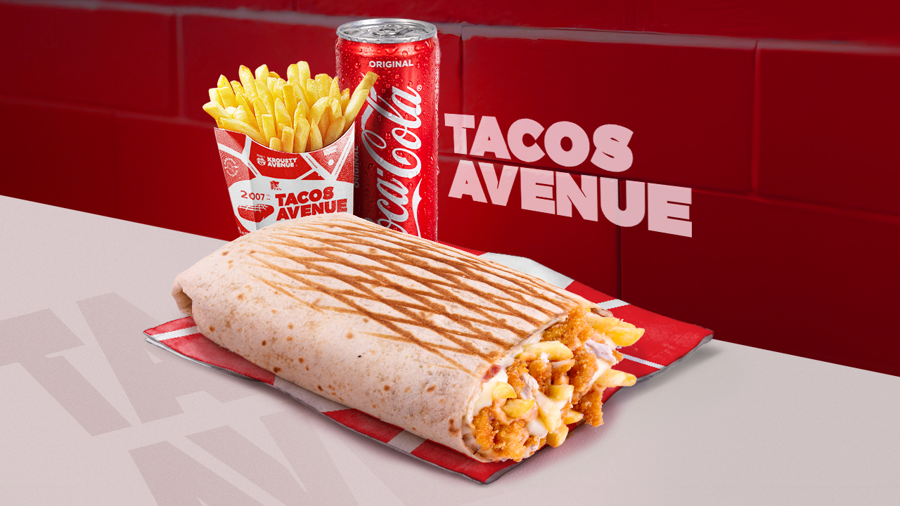 MENU DOUBLE TACOS Frite 🍟 Boisson🥤