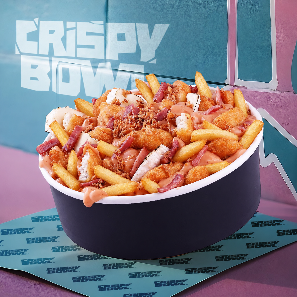 BOWL MOZZA LARDON 🥓🍟