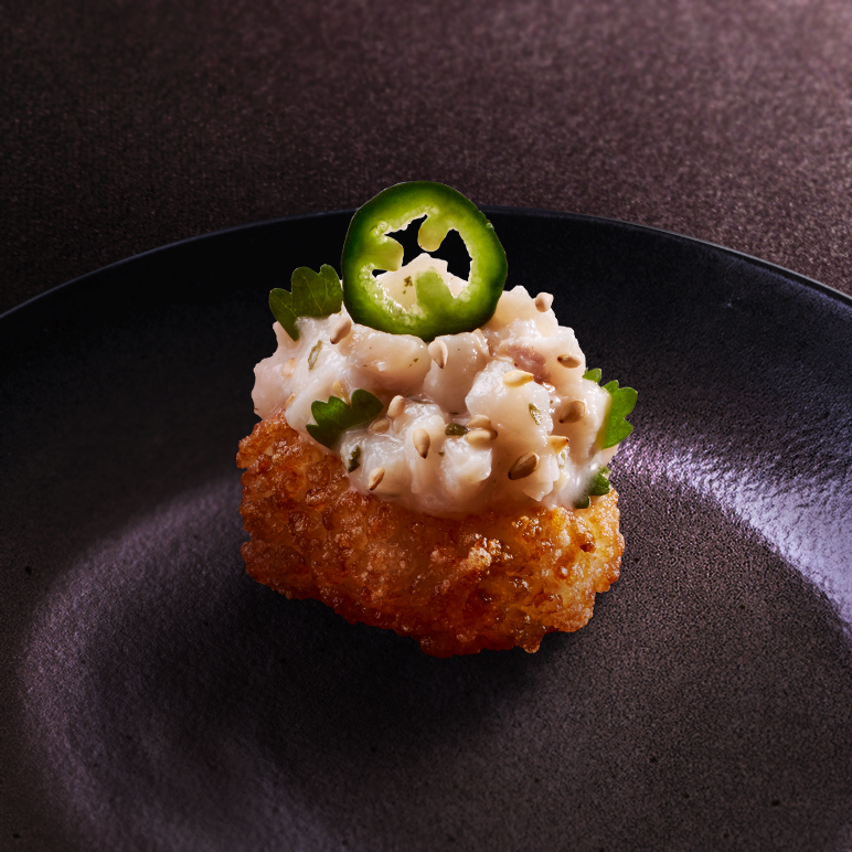 Crispy sushi Yellowtail - 6 pièces