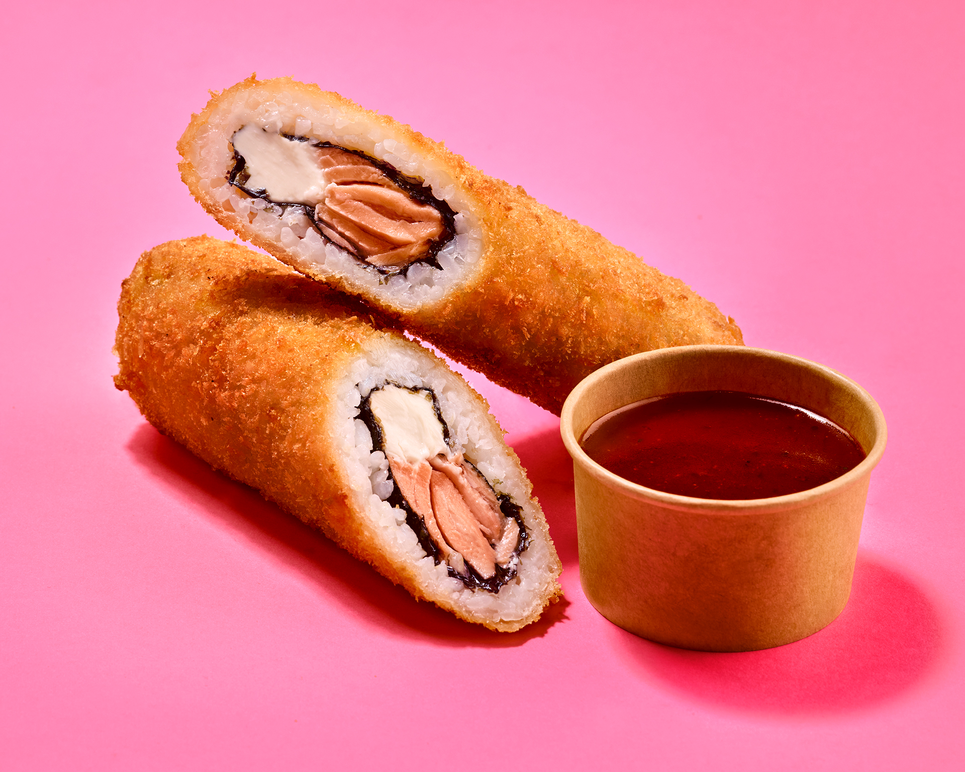 Crousty roll saumon cheese