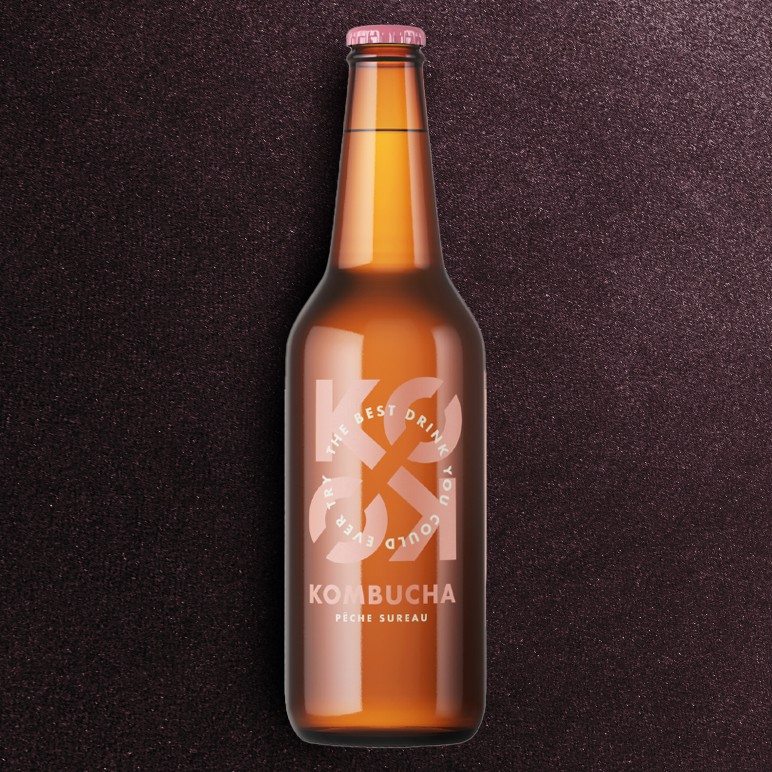 Koko kombucha pêche sureau