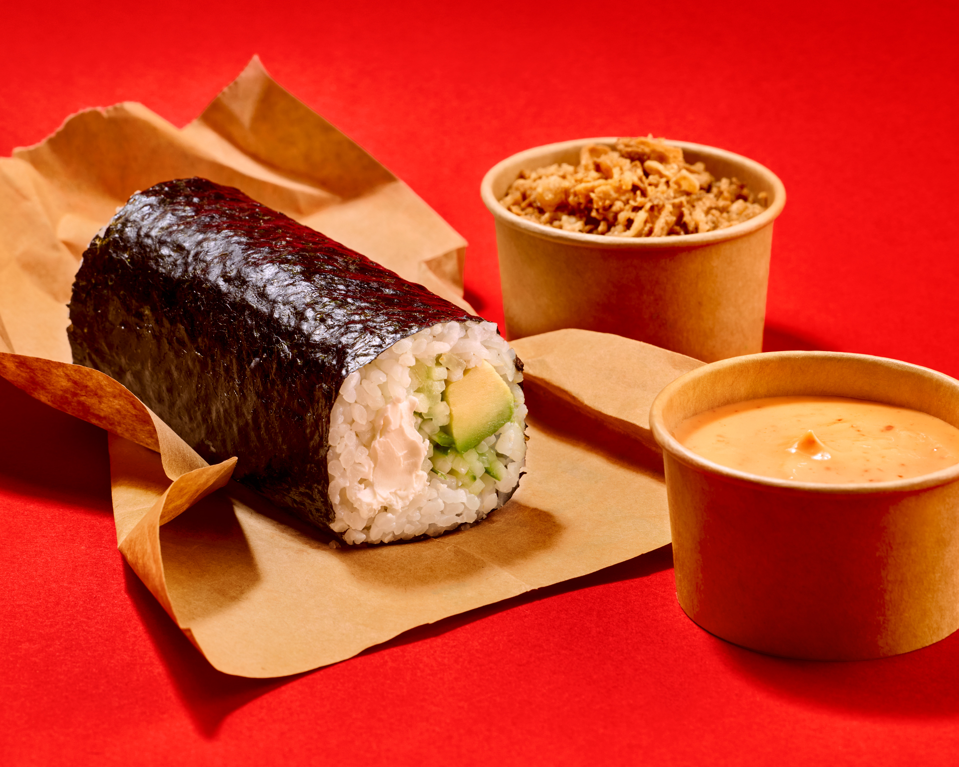 Crunchy maki avocat cheese