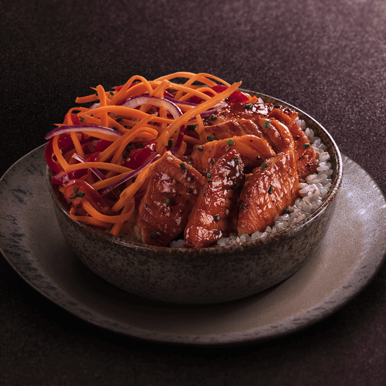 Donburi saumon
