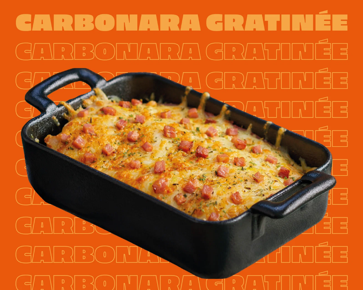 Carbonara gratinée