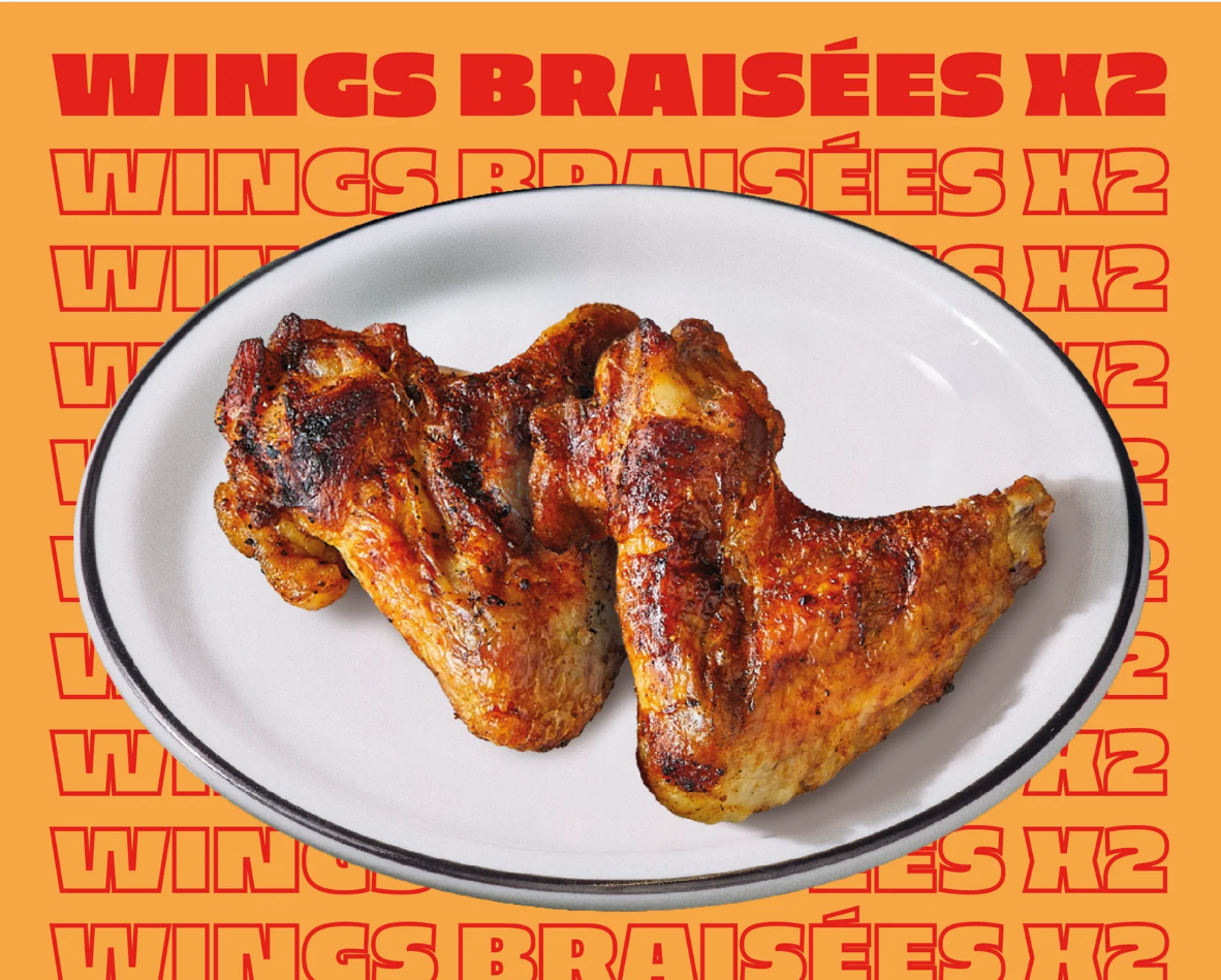 Wings Braisées x2
