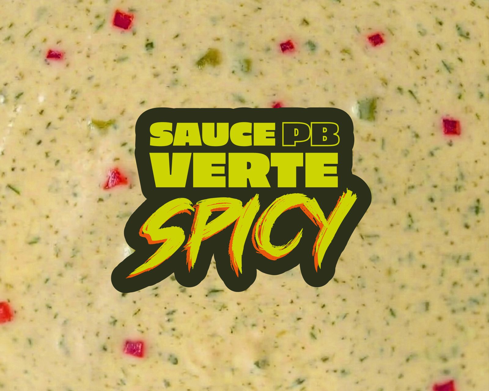 Sauce verte spicy.