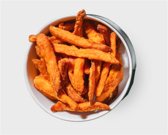 Frites de Patate Douce .