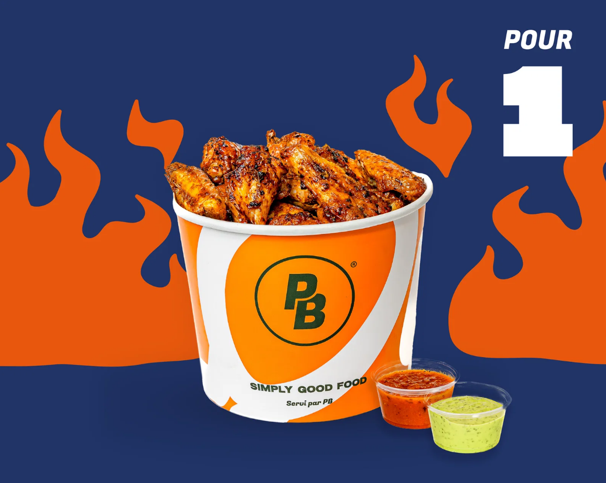 Bucket 10 Wings Braisées