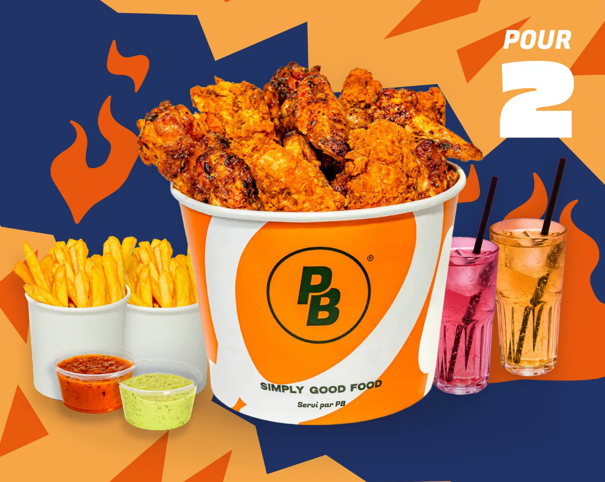 Menu Bucket Duo Wings & Tenders