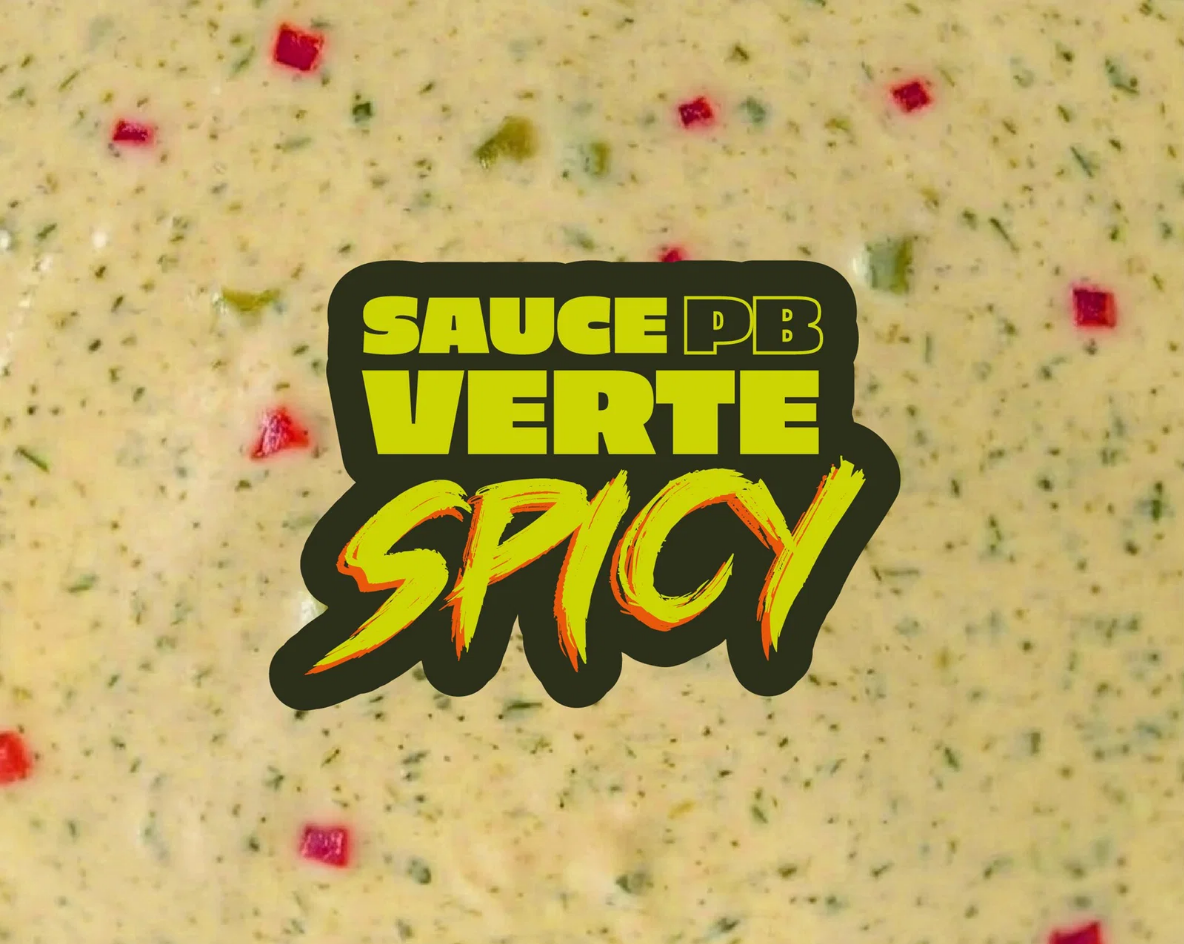 Sauce verte spicy.