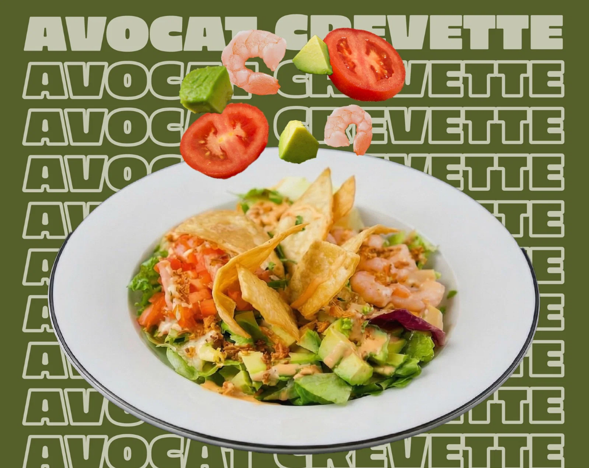 Salade Avocat Crevettes