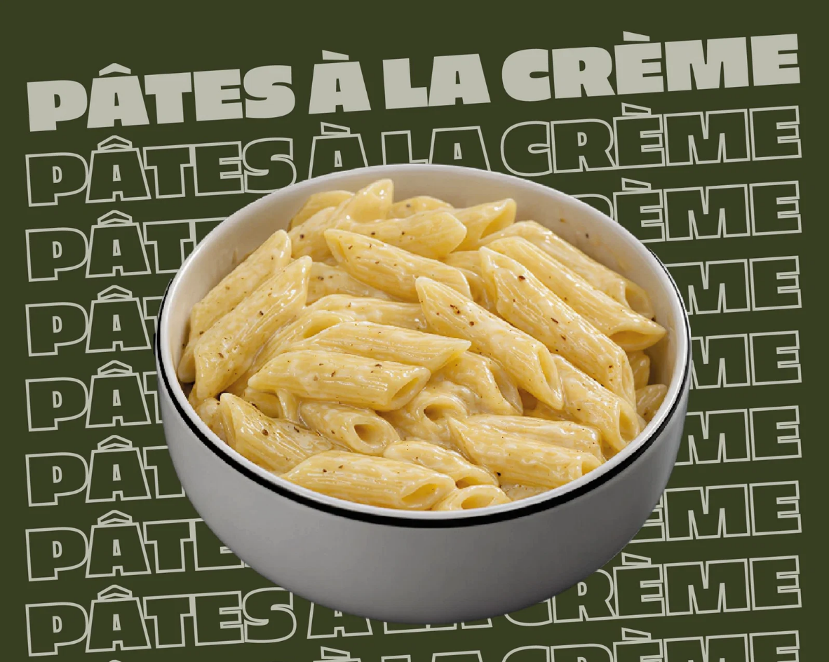 Pâtes à la crème
