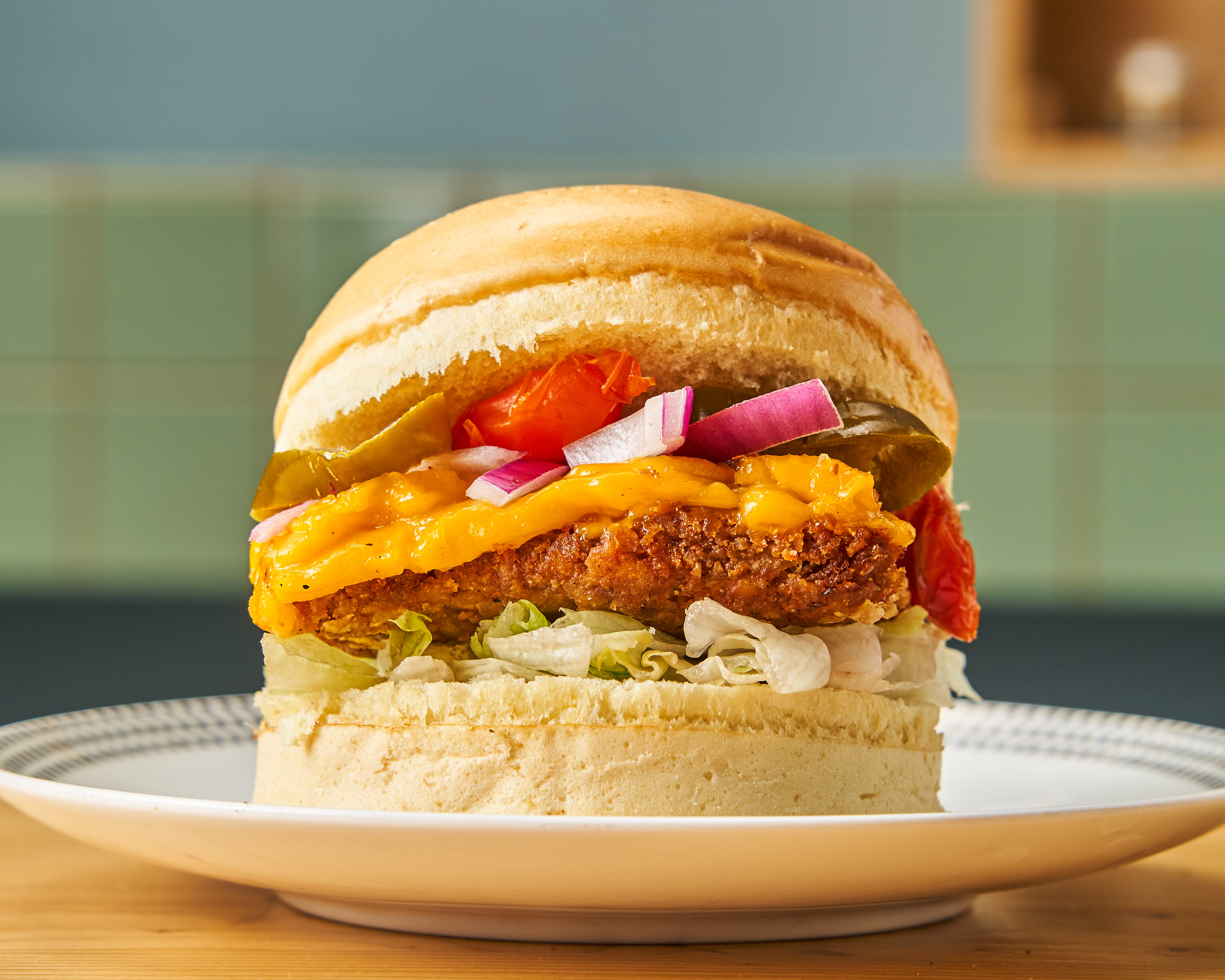 Le Spicy Cajun, le plus hot 🌶️ avec poivrons confits