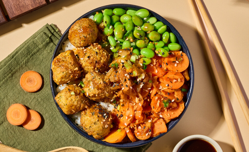 Hot Poké Teriyaki Falafels