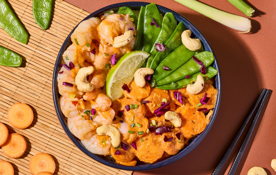 Hot Poké Curry Massaman Crevettes