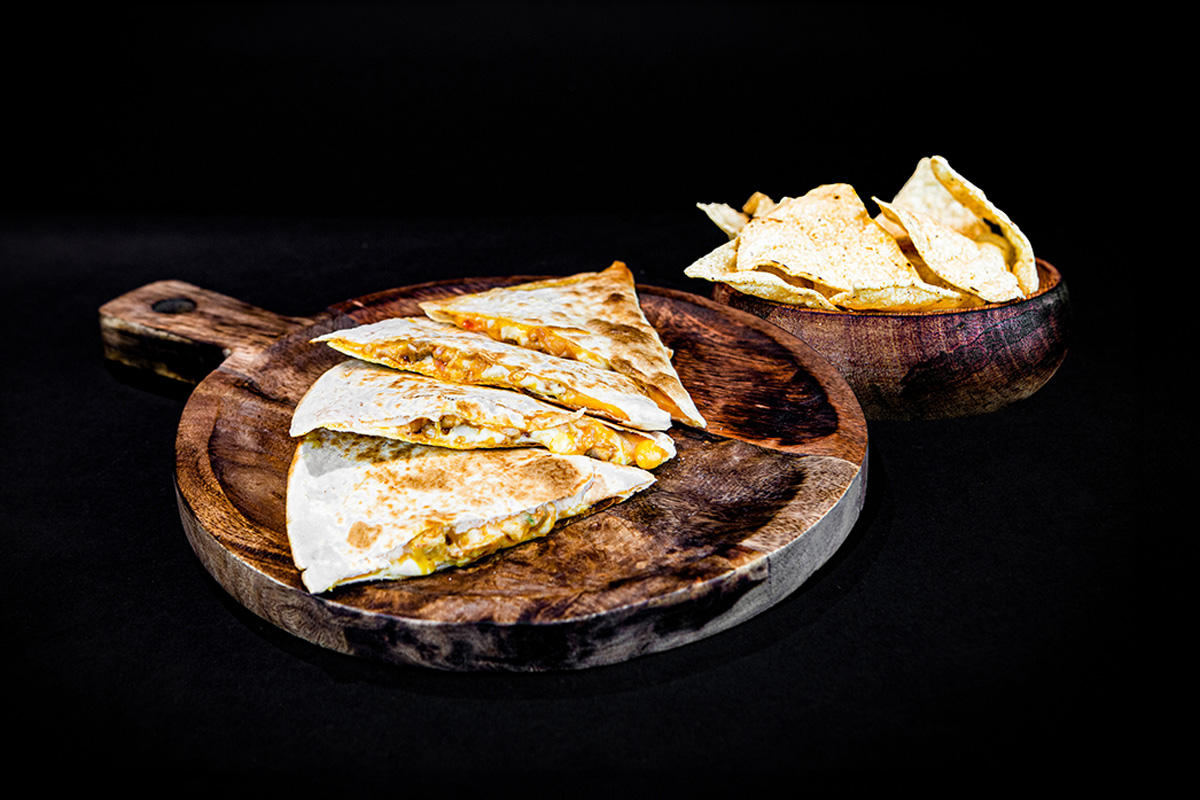 Quesadillas à composer + sachet de nachos