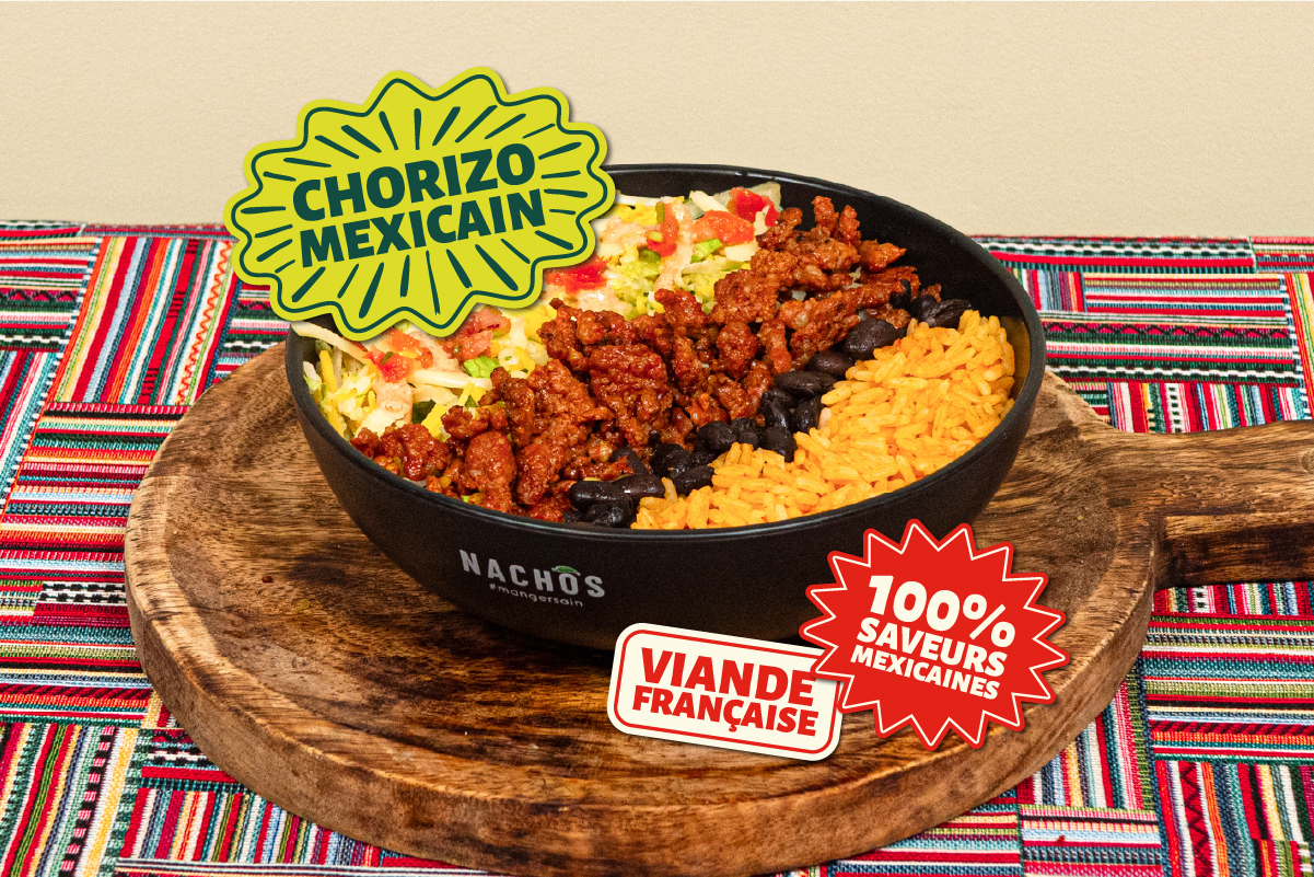 🇲🇽 Bowl CHORIZO MEXICAIN