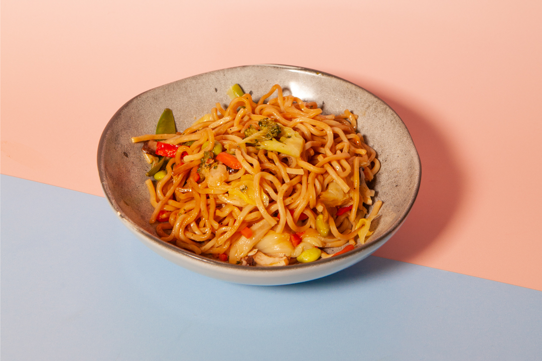 Soba aux Légumes ( nouilles sautées )