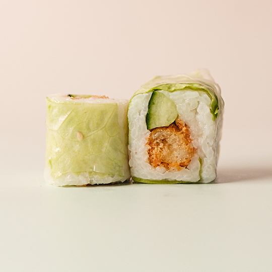 Summer tempura concombre