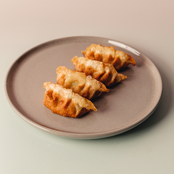 4 gyoza pomme