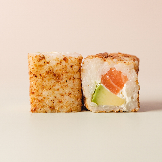 Krispy saumon avocat crème cheese