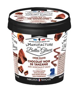 Glace en pot "Chocolat Noir de Tanzanie"