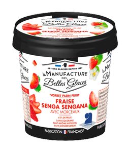 Sorbet en pot "Fraise Senga Sengana"