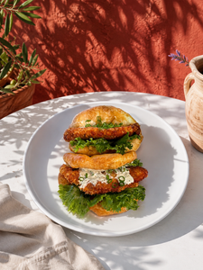 Bao's de poulet crispy et ses frites fraiches
