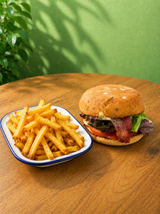 Burger des Docks et ses frites fraiches